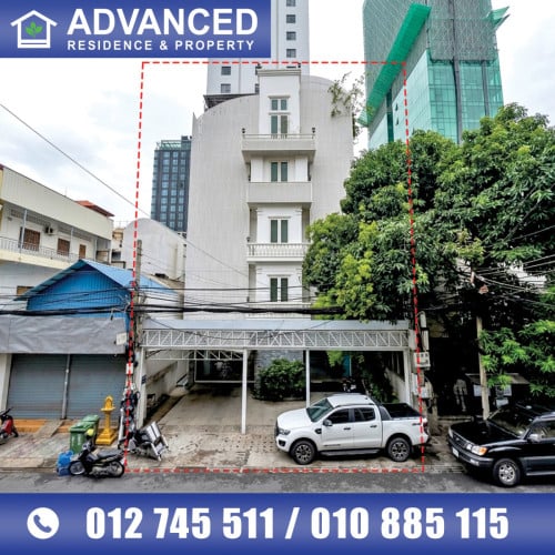 🏠 អគារ នៅជិតវិទ្យាល័យព្រះស៊ីសុវត្ថិ សម្រាប់ជួល (កូដ៖ A03-007926)