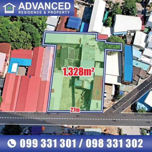 🏠 ដី នៅក្រោយស្ថានទូតបារាំង ត្រូវការលក់បន្ទាន់ខ្លាំង (កូដ៖ A03-056424)