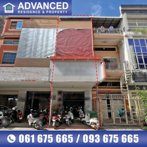 🏡 ផ្ទះល្វែង នៅទល់មុខផ្សារហេងលី ផ្លូវ271 ត្រូវការលក់បន្ទាន់ខ្លាំង