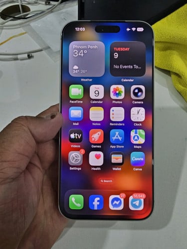 17 pro max Bypass wifi និងឆ្លាស់ម៉ាស៊ីន 256g