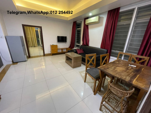 2 Beds 2 Baths Fully Furnished Apartment for Rent
