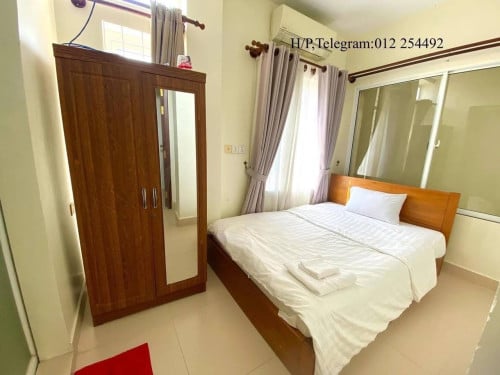 2 Beds Furnished Elevator Apartment for Rent