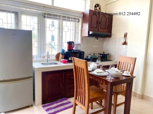 2 Beds Furnished Elevator Apartment for Rent