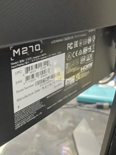 2K QHD 27Inch 170Hz GIGABYTE
