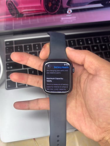 Apple Watch Series 9 45mm Midnight 98% Full Set 🔥