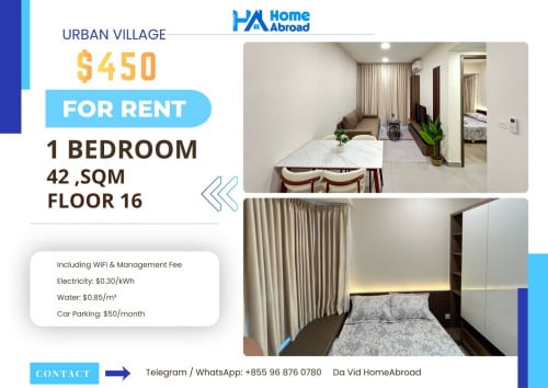 Condo 1 bedroom for rent !