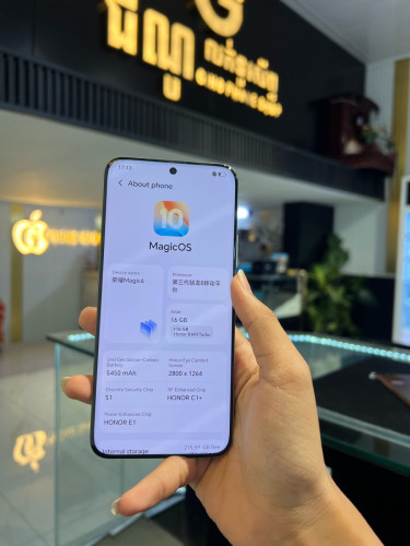 Honor magic 6 price 339$๐ฅฐโจMemory 256g rem 16+16โจBattery 5450 mAhโจChip Snapdragon 8 Gen 3โจ