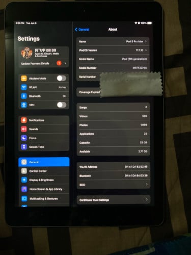 iPad 6 Generation 32g