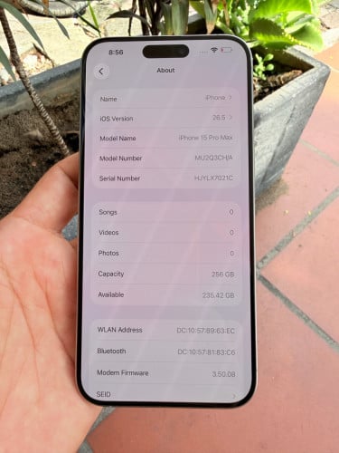 Iphone 15 pro max សានុំលក់650$