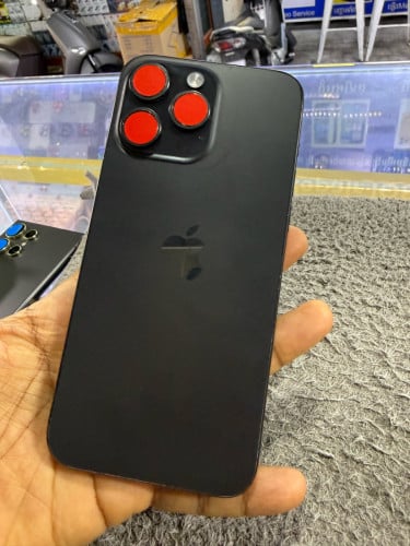 iPhone 15Pro Max 256G C/A 98% ហ្សុីនសំណុំ មានឆ្នាំងសាក