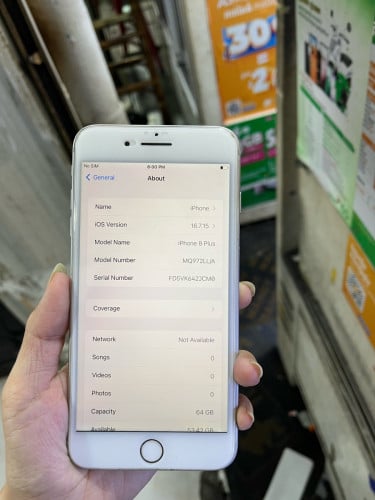 Iphone 8plus នៅអេក្រង់សុីន 40$