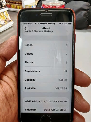 iPhone SE2 សំណុំសុីន 99.999%