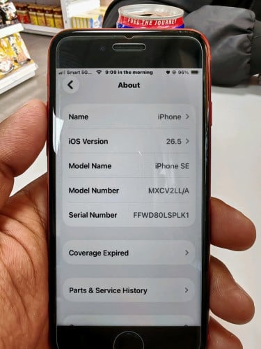 iPhone SE2 សំណុំសុីន 99.999%