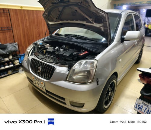 Kia morning 05 full option 3600$ ចចារ ឡានស្អាត អត់បុកអត់ប៉ះ ម៉ាស៊ីនប្រអប់លេខ ម៉ាស៊ីនត្រជាក់ អែម