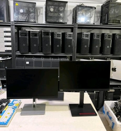 Monitor Lenovo T24i-10 .24” (2019) Full HD Monitor HP E24 G4 24”(2022). Full HD