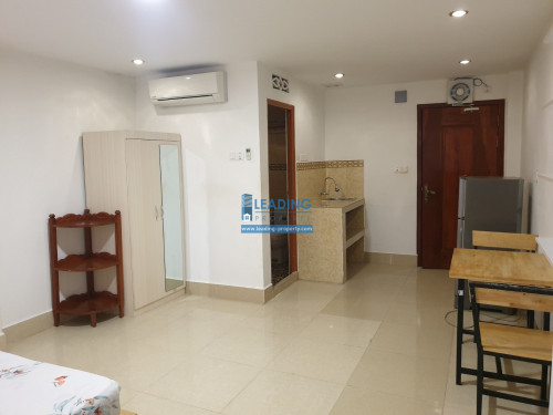 N263 | Elevator Studio Apartment For Rent in BKK2