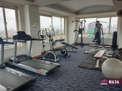 N636  | Boeng Trabek, Rooftop Swimming Pool 1 Bedroom Apartment For Rent Free Serv