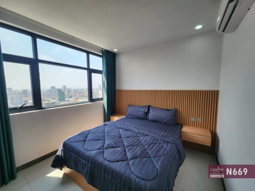 N669 | Serviced Apartment 2 Bedrooms with Gym, Pool, Cleaning For Rent