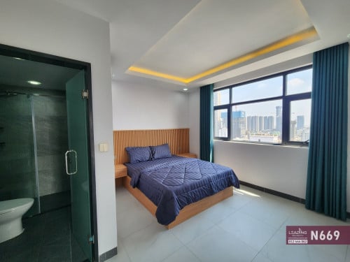 N669 | Serviced Apartment 2 Bedrooms with Gym, Pool, Cleaning For Rent