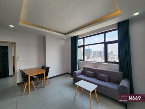 N669 | Serviced Apartment 2 Bedrooms with Gym, Pool, Cleaning For Rent