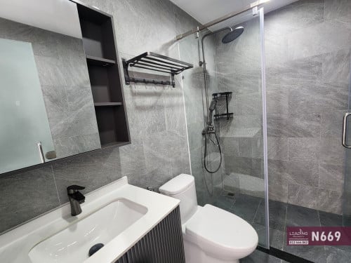 N669 | Serviced Apartment 2 Bedrooms with Gym, Pool, Cleaning For Rent