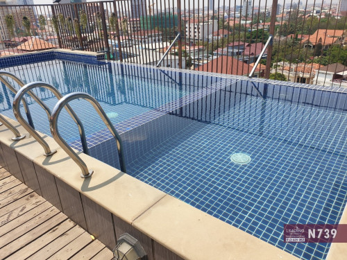 N739 | 2 Bedrooms Serviced Apartment For Rent With Swimming Pool in Toul Kork