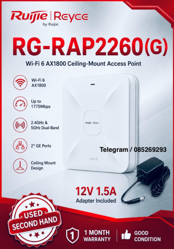 Ruijie Reyee RG-RAP2260(G) Wi-Fi 6 Access Point