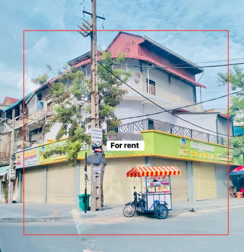 Shophouseកែង ជួលជិតផ្សារដើមគ