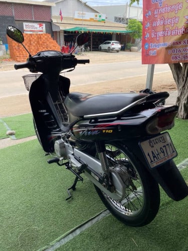 suzuki viva 110cc 08មានពន្ធកាតគ្រីត្រឹមត្រូវ ម៉ាស៊ីនតាន់ ដៃជើងសាណុំសុីន500$ បង់រំលស់បាន