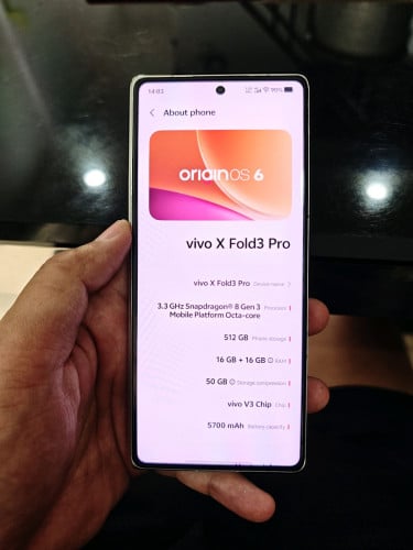 Vivo X Fold3 Pro 97% 16GB 512GB ខូចអេក្រក់ក្នុង