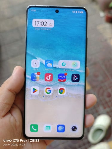 Vivo X60t Pro+ Ram12GB/256 ខ្នងស្បែកតម្លៃល្អ