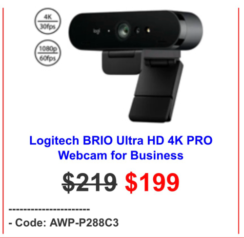 Webcam Logitech Pro