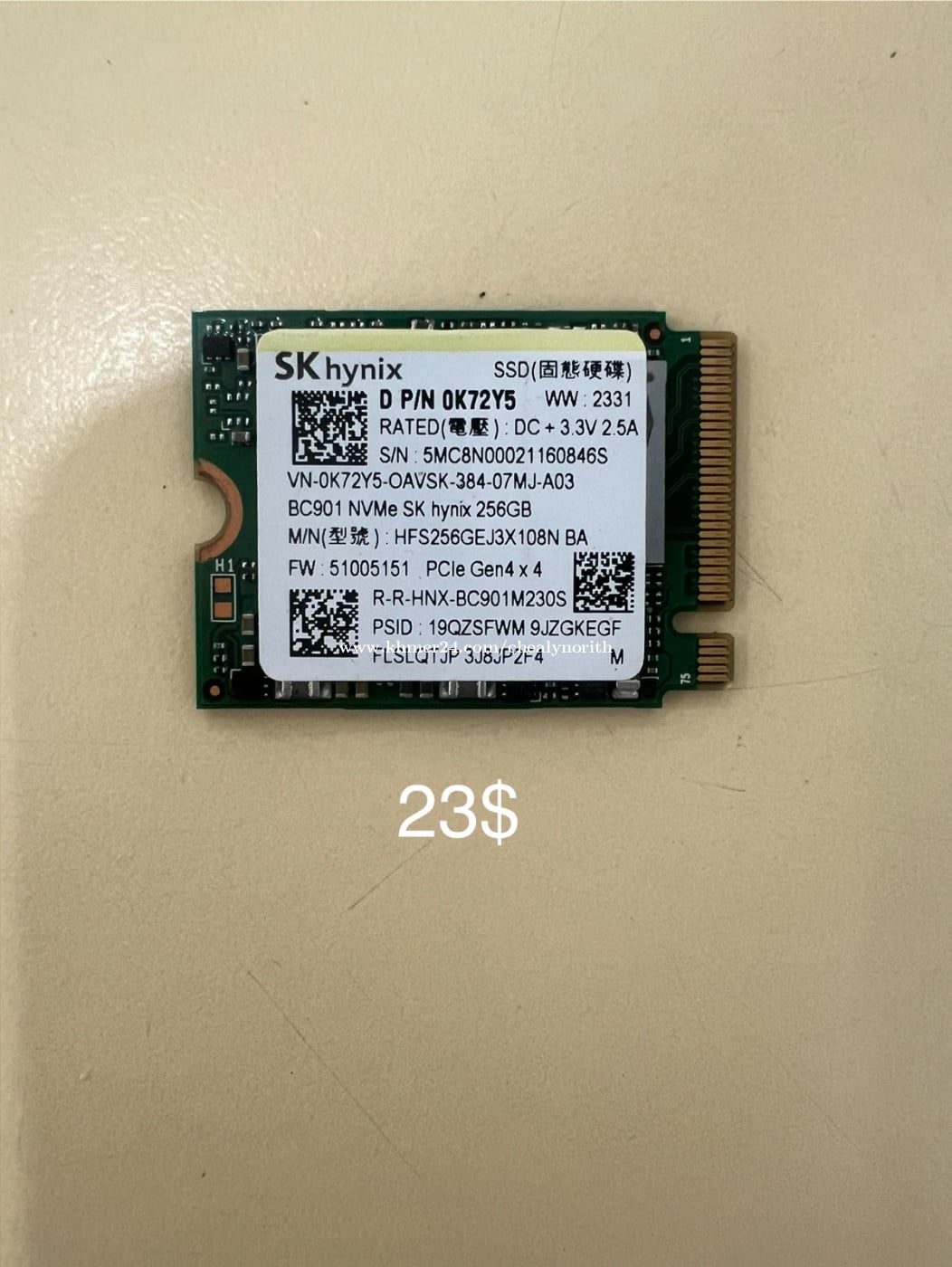 Secondhand Laptop Parts Bundle - SSDs, HDDs for Sale