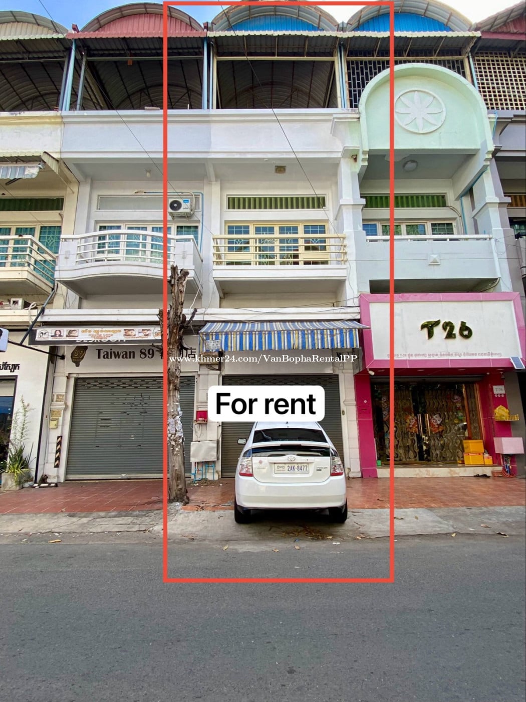 Shophouse ជួលនៅសុវណ្ណា