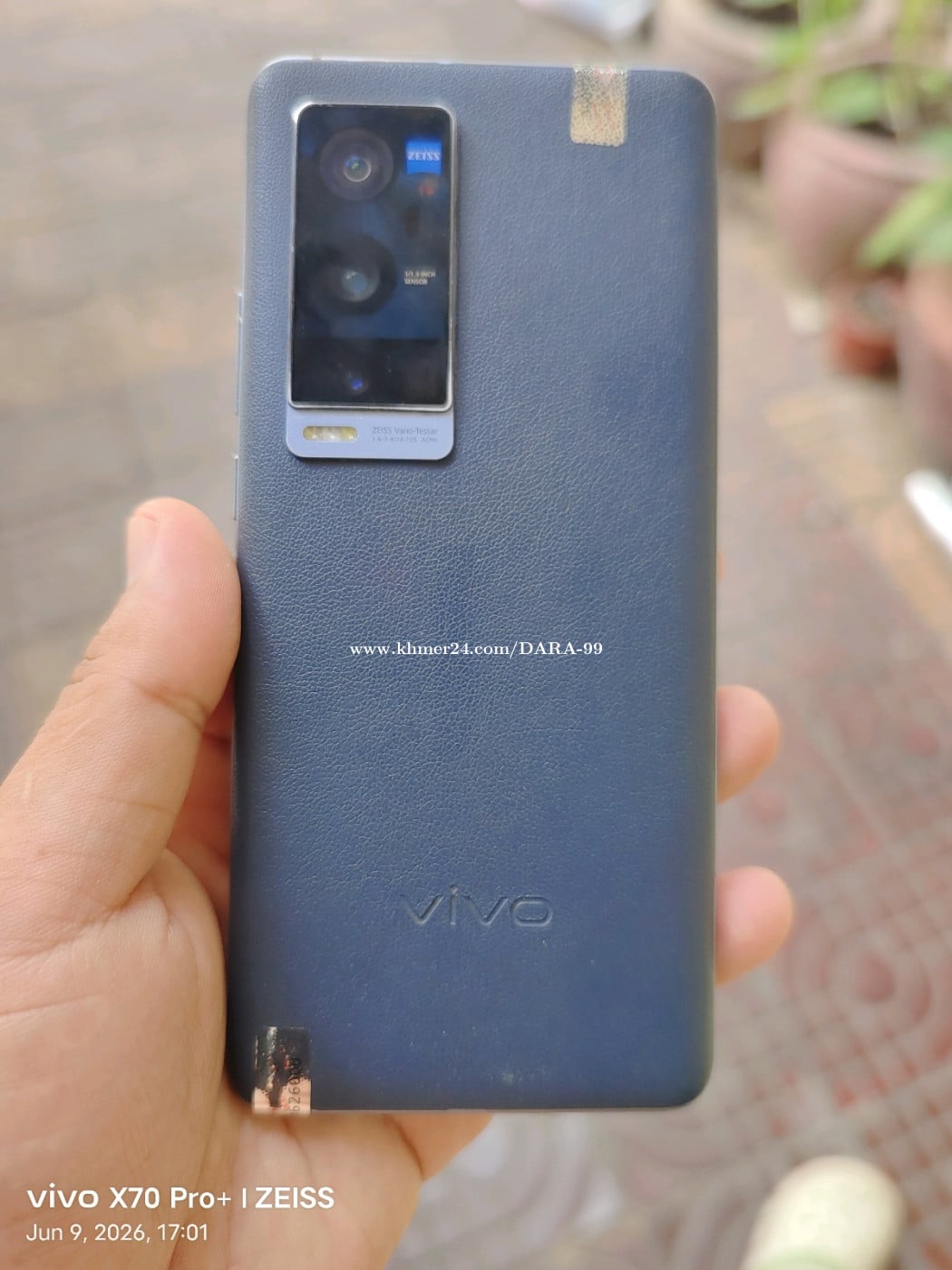 Vivo X60t Pro+ Ram12GB/256 ខ្នងស្បែកតម្លៃល្អ