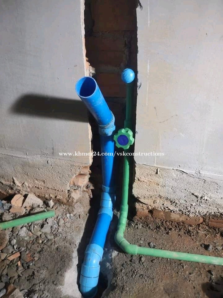ការងារដំឡើងប្រព័ន្ធទឹក