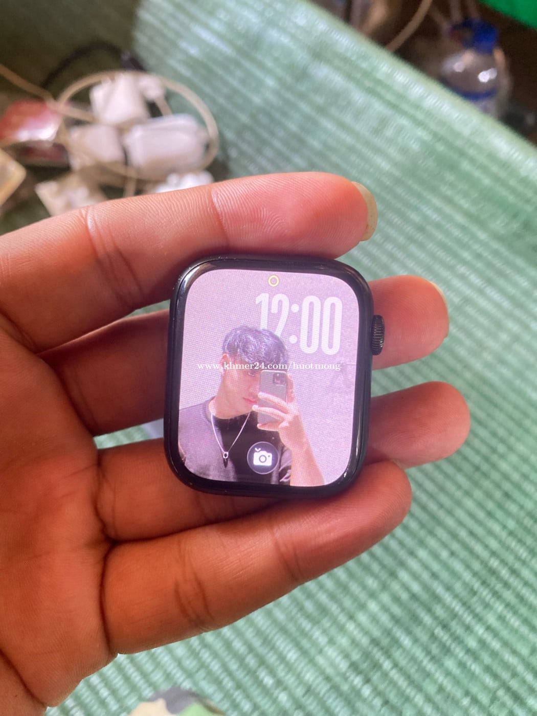 ទាហាននៅជួរមុខ អត់ពេលប្រើ size45mm Dark Olive Green