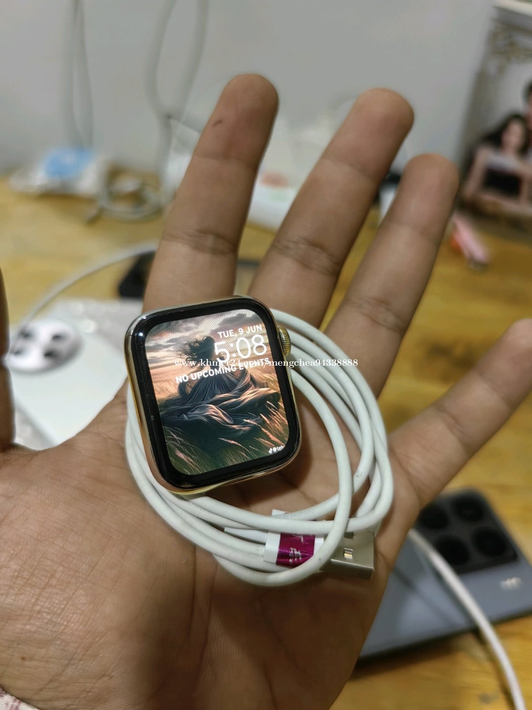 Apple watch series 4 44MM STAINLESS STEEL/97%๐85%