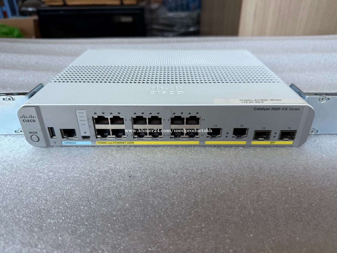Cisco POE Switch WS-C3560CX-12PC-S