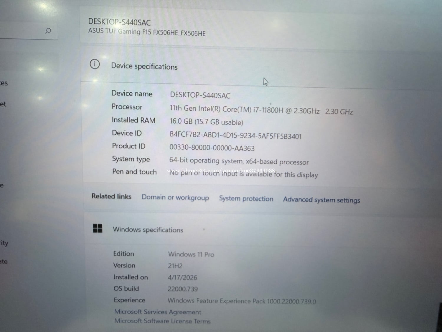 Core i7-11800h