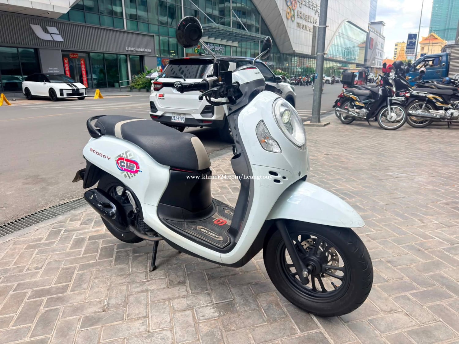 Honda scoopy 2023 អត់មានពេលជិះម៉ូតូសំណុំស្អាត