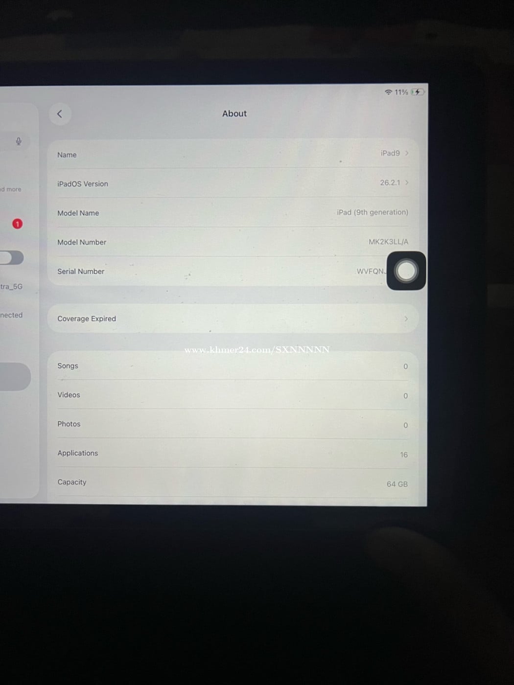 iPad 9th generation