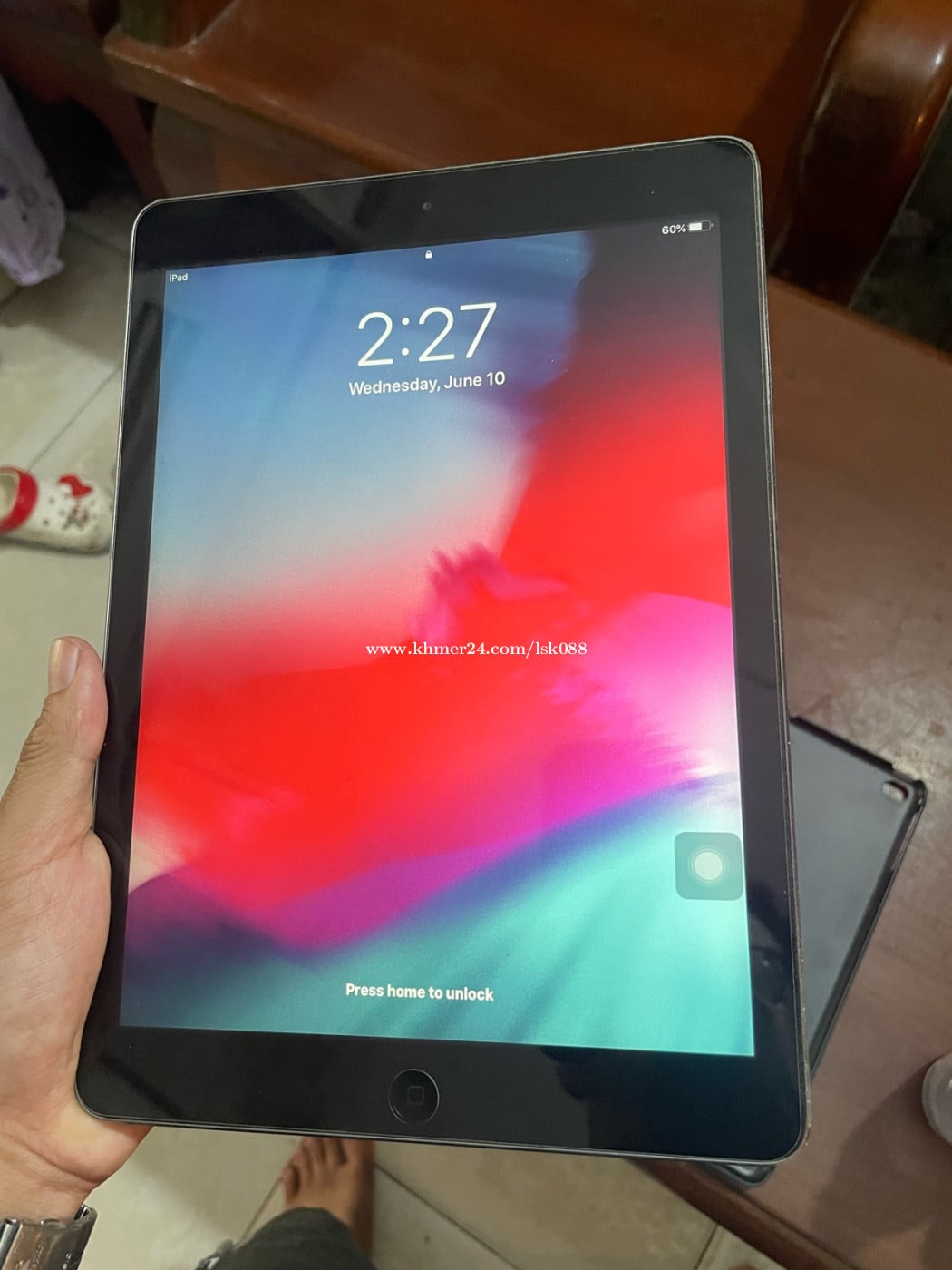 ipad Air 32G ថ្មី99% សំនុំ Wifi only មើលបាននៅវត្តភ្នំ