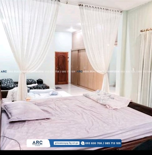 ផ្ទះល្វែងលក់នៅជាប់បុរីគីសរ ឬស្សីកែវ