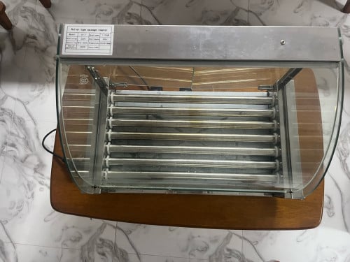 ម៉ាស៊ីនដុតសាច់ក្រក / Commercial Hot Dog Maker (Sausage Grill)