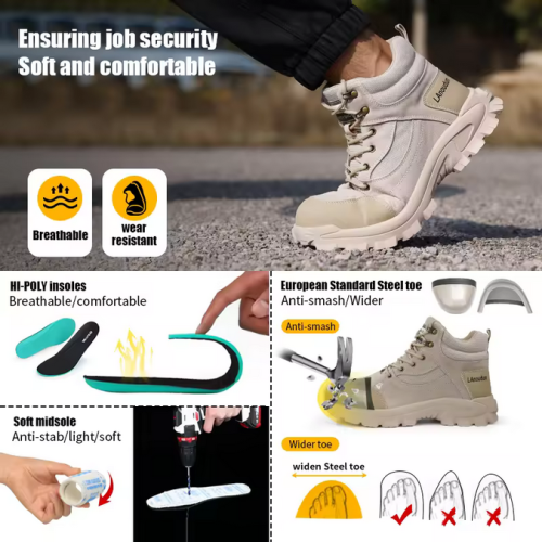 ស្បែកជើងសុវត្ថិភាព Guyisa ម៉ូត Sport (Guyisa Safety Boot)