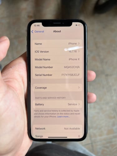 លក់Iphone x 64G code Ch/