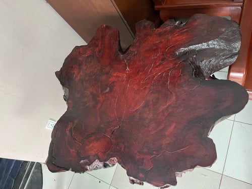 តុបន្ទះឈើធម្មជាតិ ដ៏កម្រ / Rare Natural Wood Slab Table