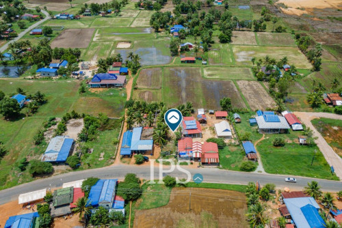 #សម្រាប់លក់ 🌴 ដីទំហំ 360 ម៉ែត្រការ៉េ ជាប់មាត់ផ្លូវ – អង្កោល ខេត្តកែប