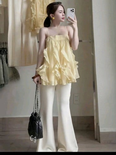 🎀ឈុតដើរលេង 1=7$ យក2ឡើង គិត1=6.5 _Free size 40 > 60kg